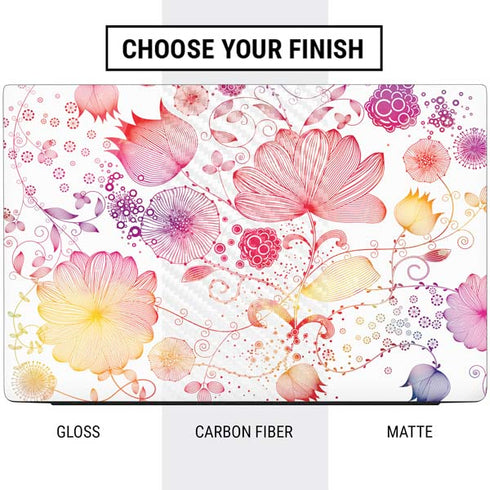 Elegant Flowers Dell Vostro Skin